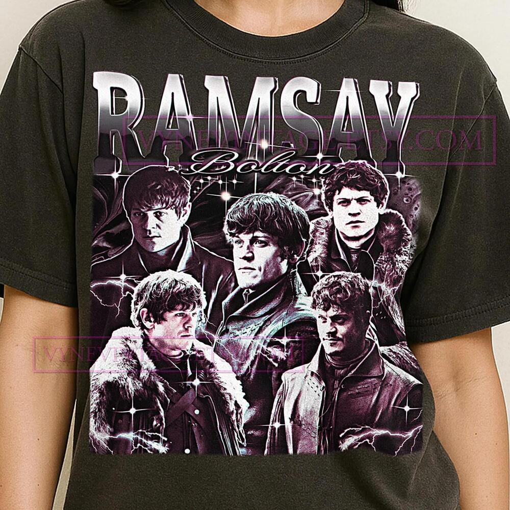 Ramsay Bolton 90s Retro Bootleg Fantasy Villain TV Drama Character T Shirt
